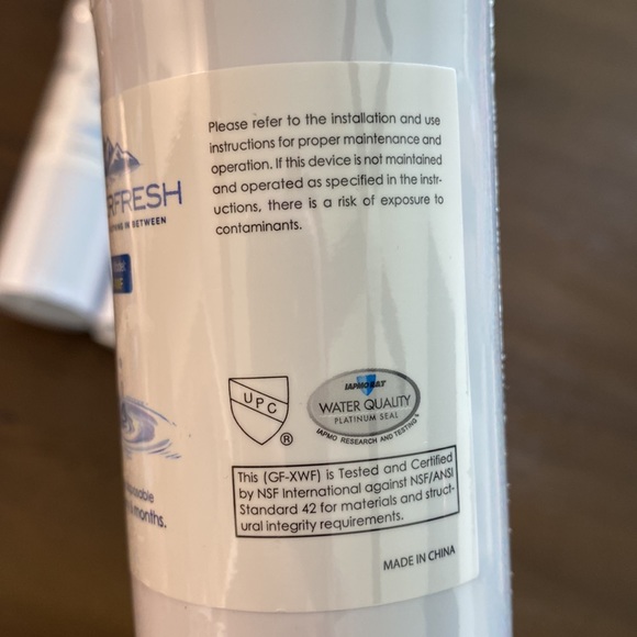Open Box GlacierFresh (3) Filter Model: GF-XWF Replacement Filter for GE XWF - Picture 5 of 9